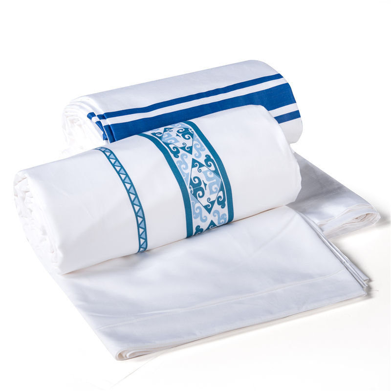 ORT5MM9：Yarn Dye Cotton Sateen Duvet Cover Set