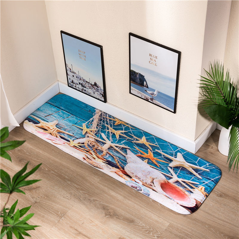 flannel digital printed floor mat