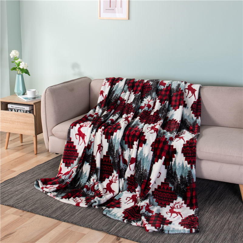ORT3LY12 printed flannel blanket (OKO BSCI)