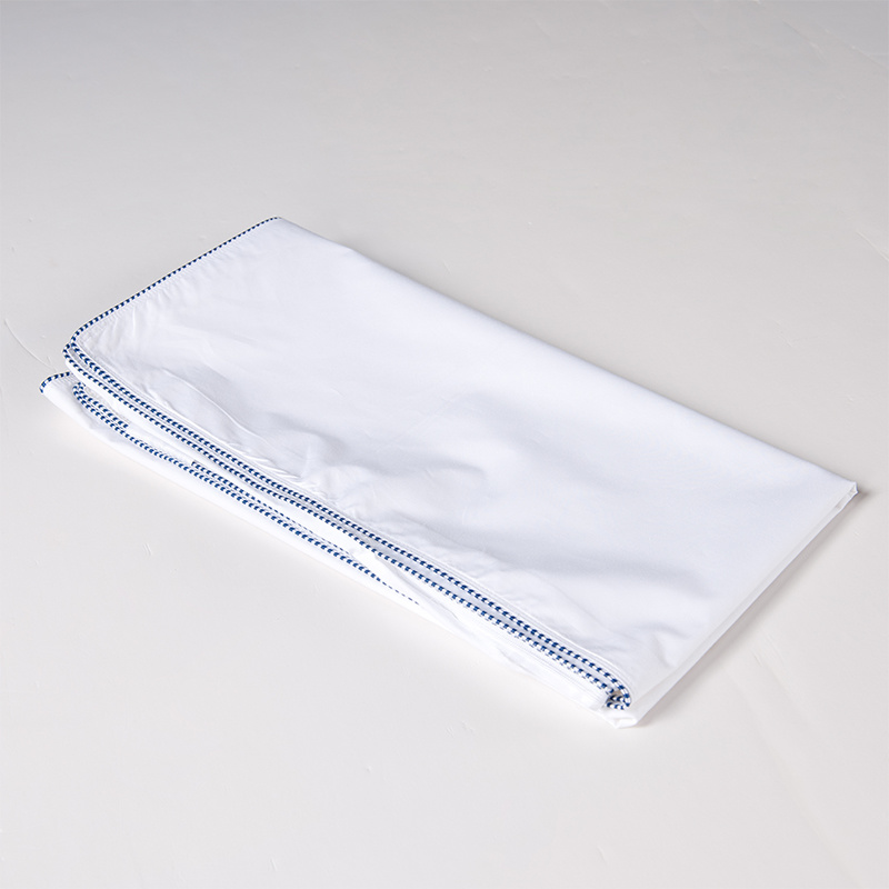 ORT5MM4:Cotton Pillow Shell With Baffle & German Piping