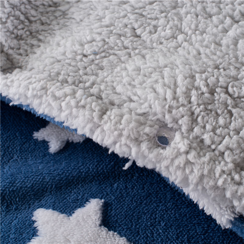ORT4AL5：Jacquard sherpa quilt/pillow cover sets