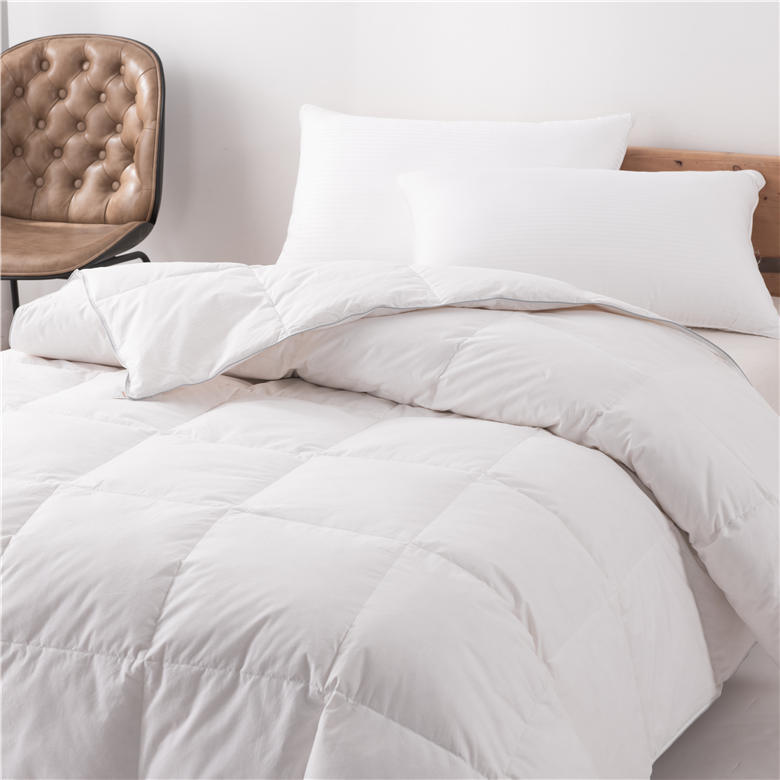 ORT1LK11: peach fabric duck feather quilt（BSCI OKO DOWNPASS RDS）