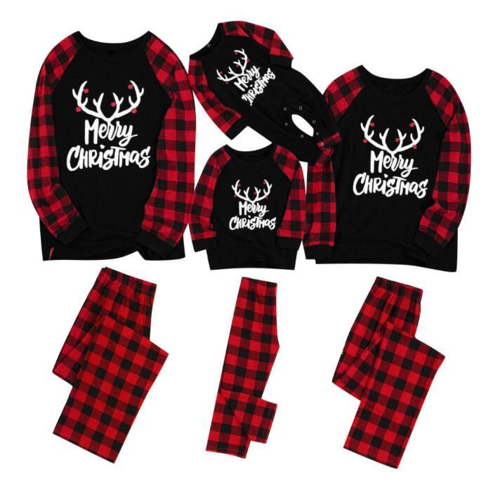 2pc pajama set family set family suits casul set