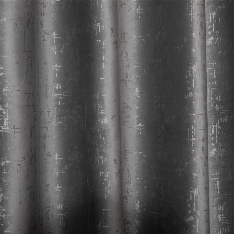 Velvet bronzing curtain