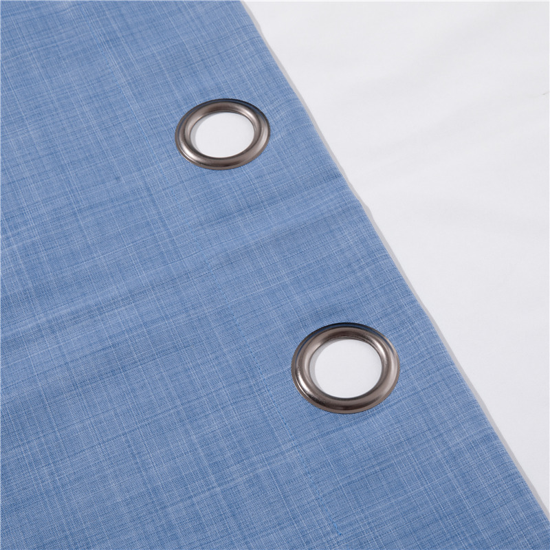 Blackout cationic curtain