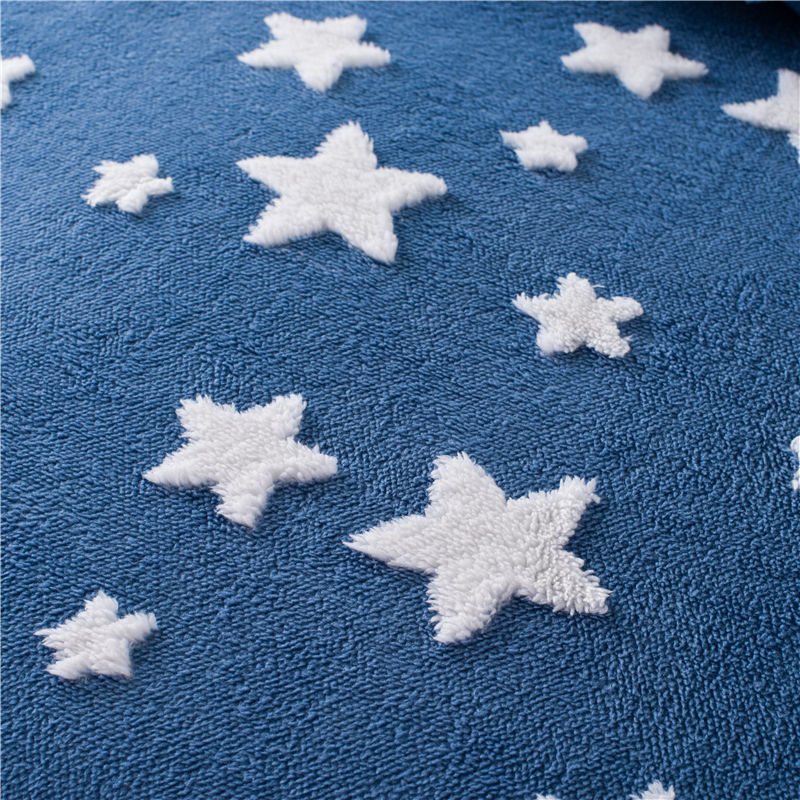 ORT4AL5：Jacquard sherpa quilt/pillow cover sets