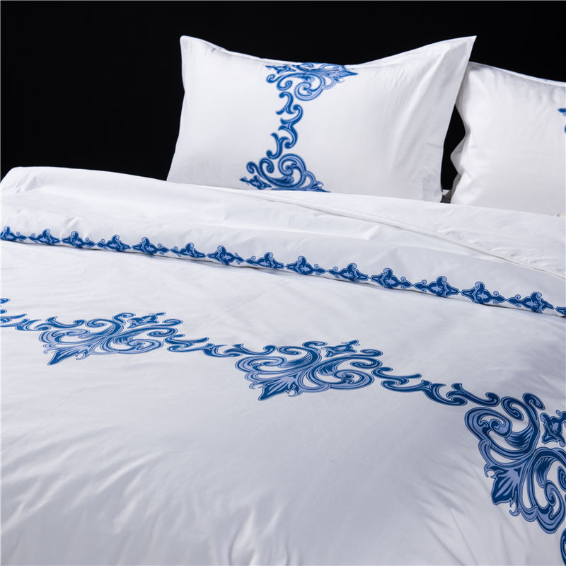 ORT5MM9：Yarn Dye Cotton Sateen Duvet Cover Set