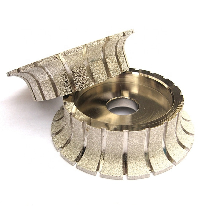 Best Quality Vacuum Brazed Diamond Grinding Wheels CNC Edge Grinding Machine Non-defrmation ,dry Grinding Bond Diamond Metal