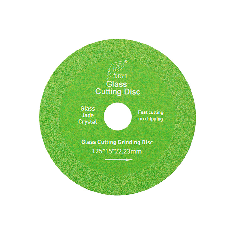 Glass Cutting Disc 125mm Ultra-thin Saw Blade Jade Crystal Wine Bottles Grinding Chamfering Cutting Blade Glass Cutting Disk