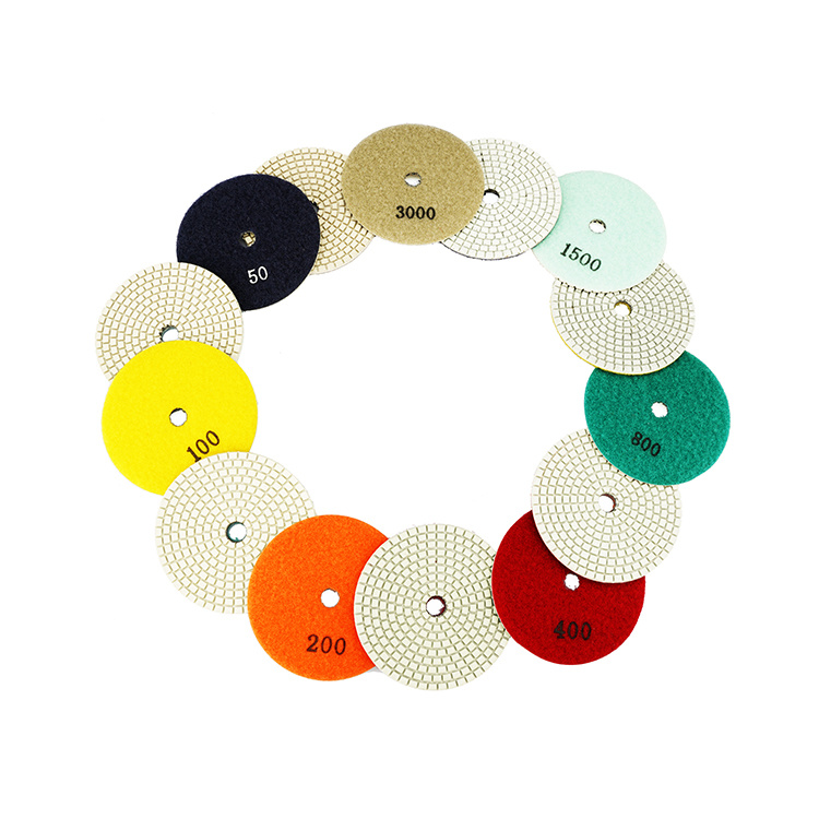 DEYI OEM Customizable Diamond Polishing Buffing Pads for Floor Marble Granite Stone Sandstone Polishing