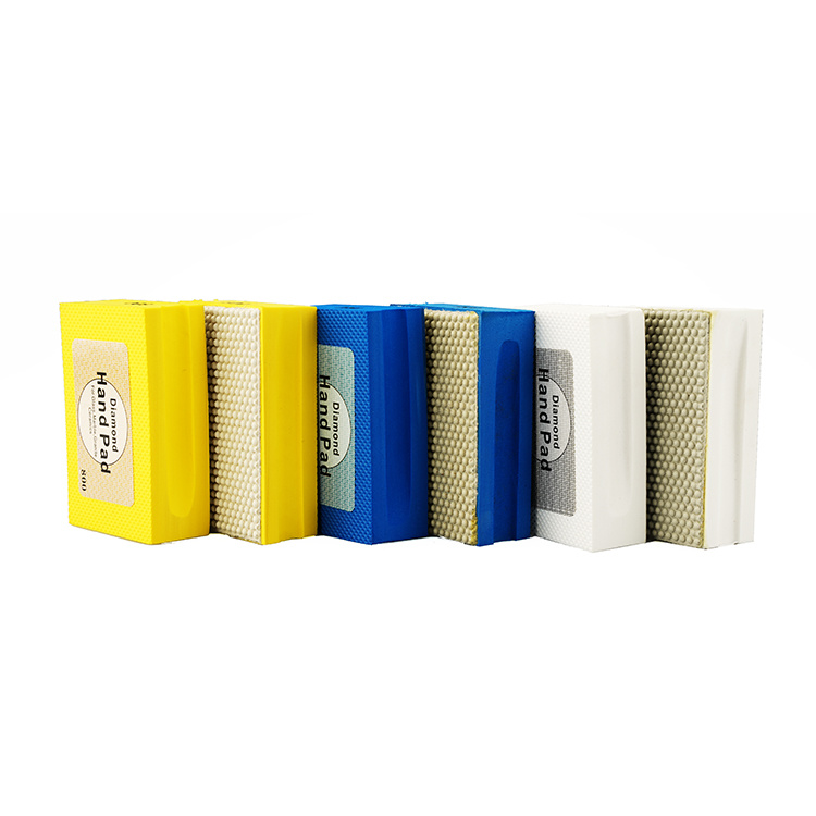 Hand Polishing Pad / Diamond Hand Polishing Pads for Sanding Concrete Glass Stone Granite Marble