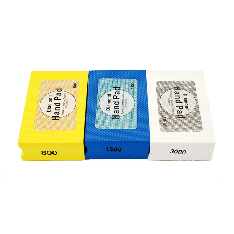 Diamond Hand Polishing Pad Tile Glass Abrasive Grinding Block Stone Marble Ceramic Sanding Disc Polisher Tools