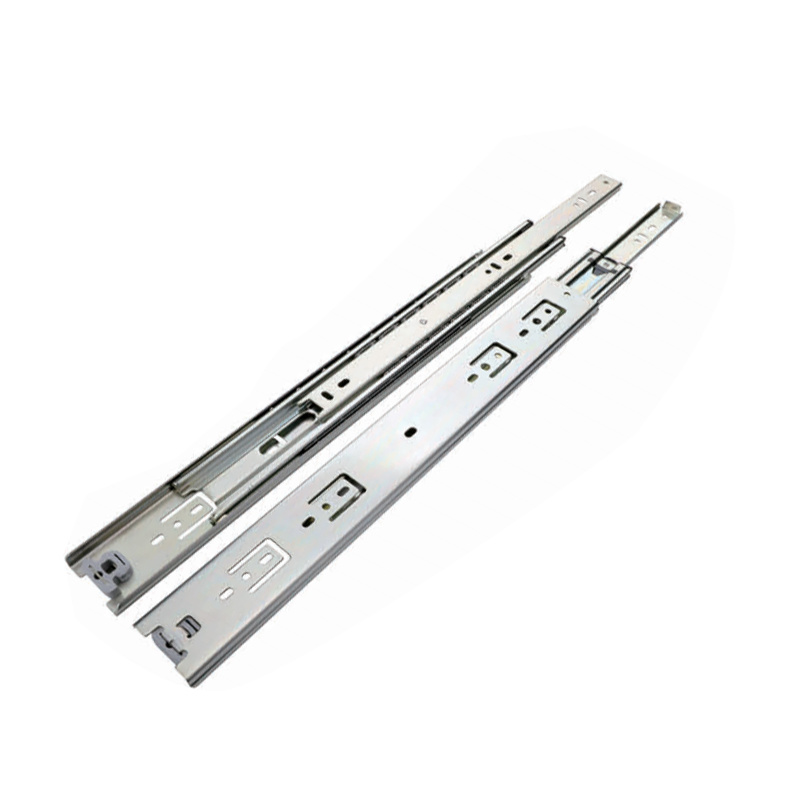 ZM-5015 51mm fully pull-out heavy-duty three section steel ball slide rail
