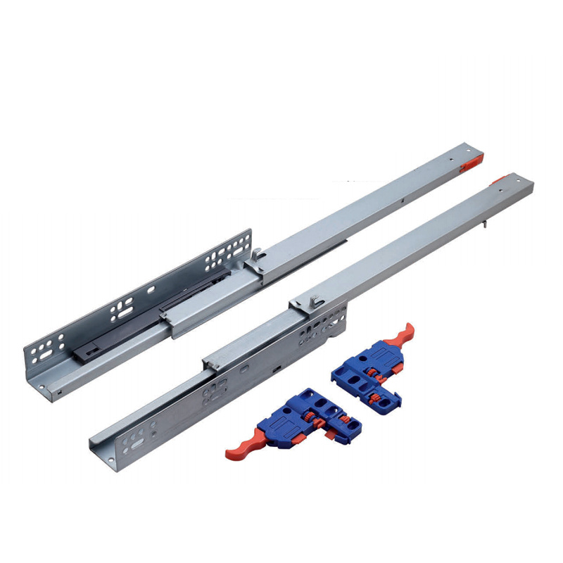 ZM-3T-01B Three hidden buffer ball slide rails