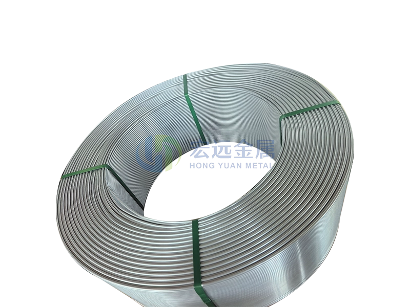 Aluminum round tube coil