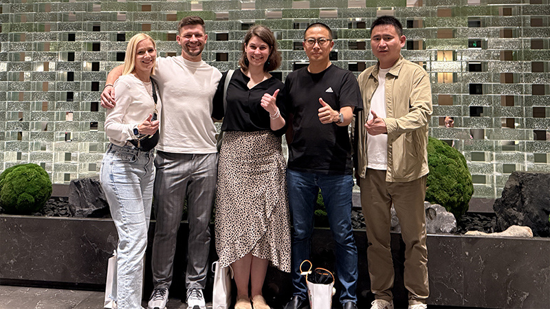 Group photo of customers