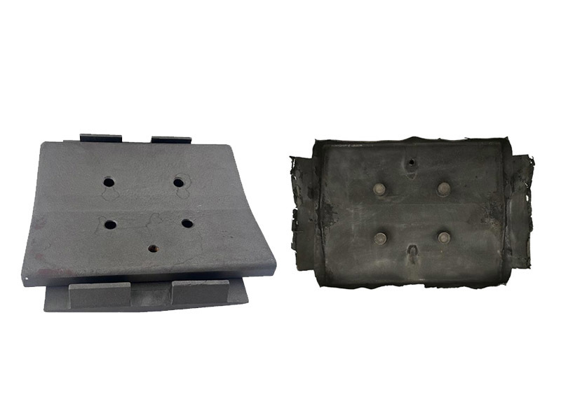 Metal-rubber non-destructive separation