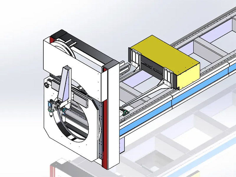 AChina Knoppo H Beam Cutting Machine at Sharjah STEELFAB 2025