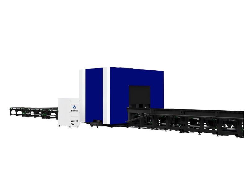 KT12 Rotary Table H Beam Laser Beveling Cutting Machine
