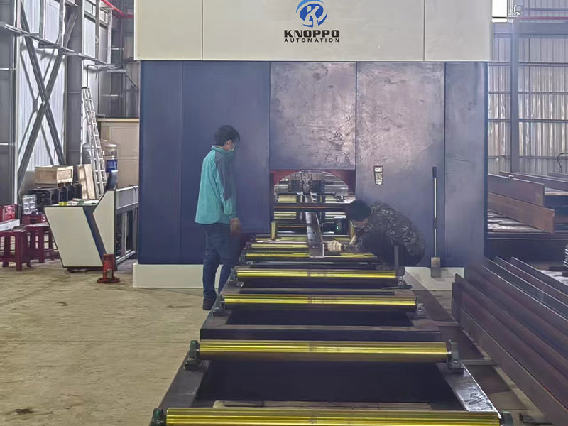 KT12 Rotary Table H Beam Laser Beveling Cutting Machine