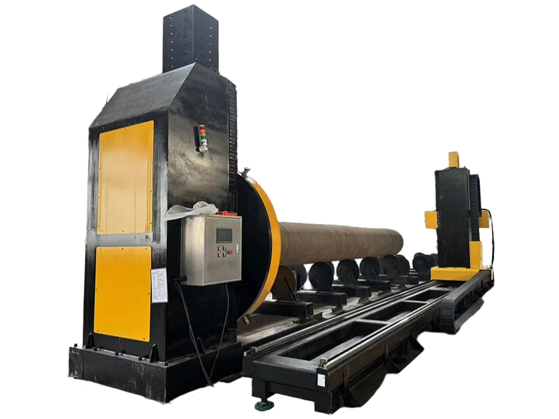 T1200 Roller Bed CNC Pipe Cutting Beveling Machine For Large Diameter