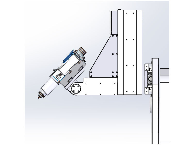 KT12 Rotary Table H Beam Laser Beveling Cutting Machine