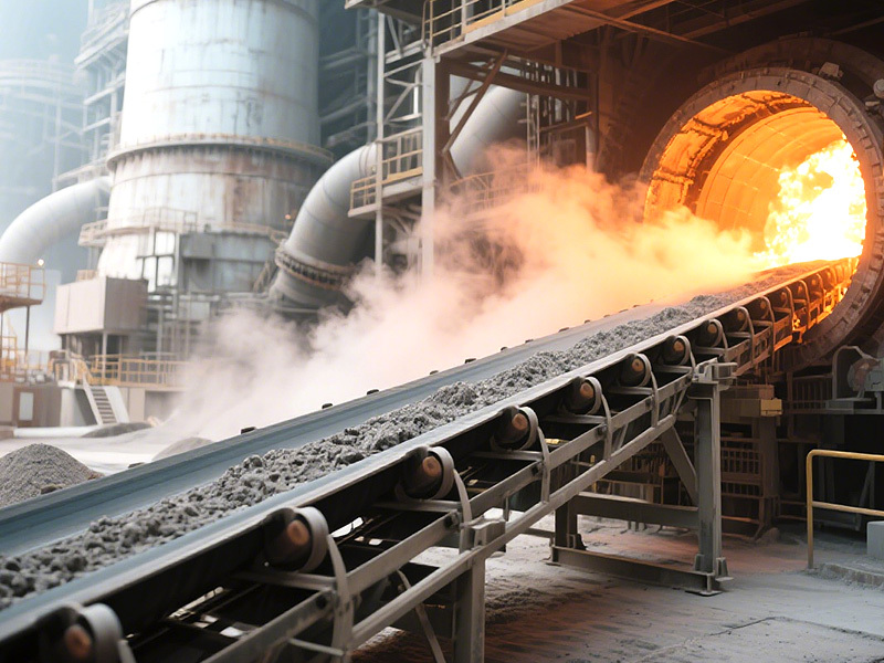 Fire resistant conveyor belt
