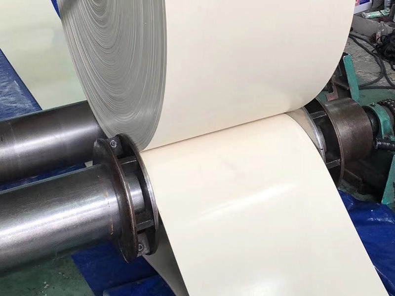 White color rubber conveyor belt