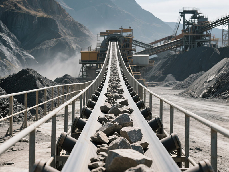 Abrasion resistant conveyor belt