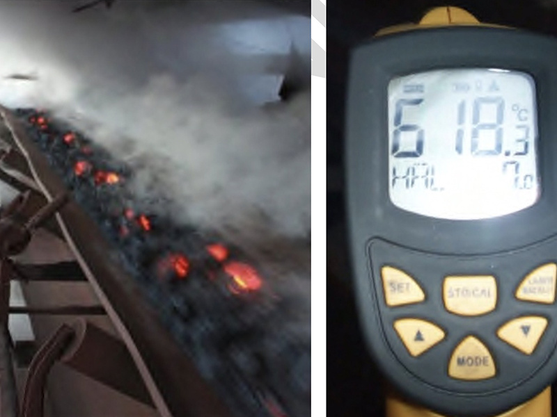 Heat resistant conveyor belt