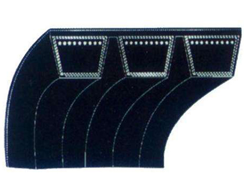 Raw edge V-belt