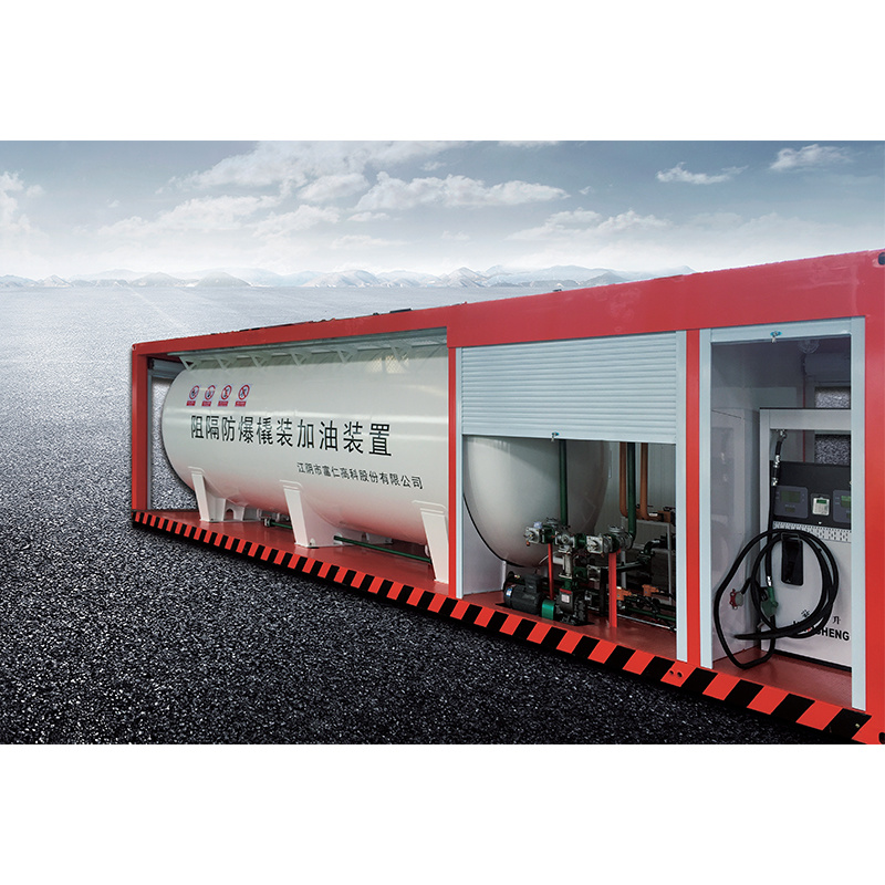 Semi-enclosed Structure Skid-mounted Refueling Device
