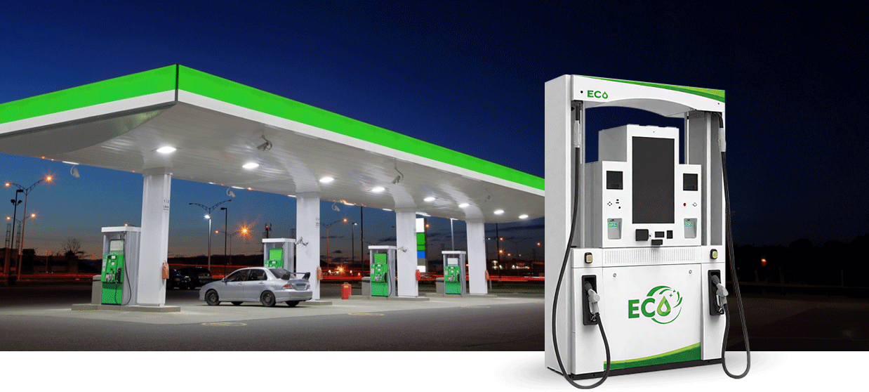 ECO 5000 H Type 2 Nozzles Fuel Dispenser with Touch Screen