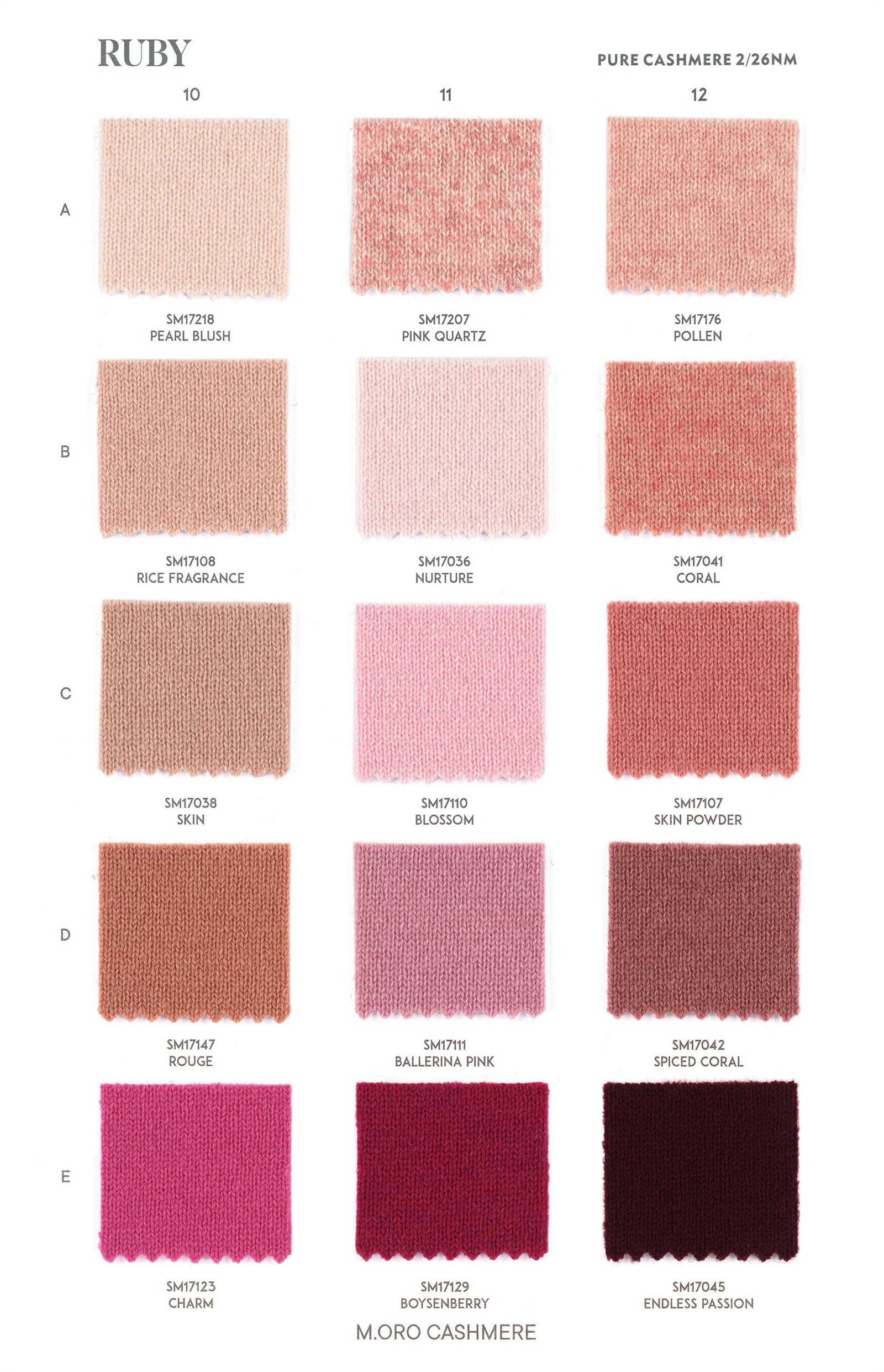 M.ORO CASHMERE RUBY+CHUNKY+GALAXY