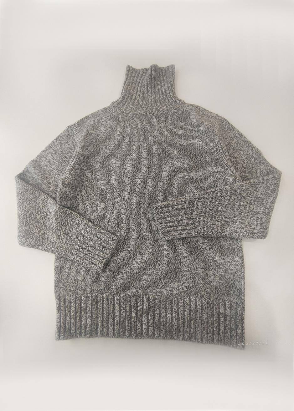 DOT TURTLE NECK PULLOVER FOR MEN