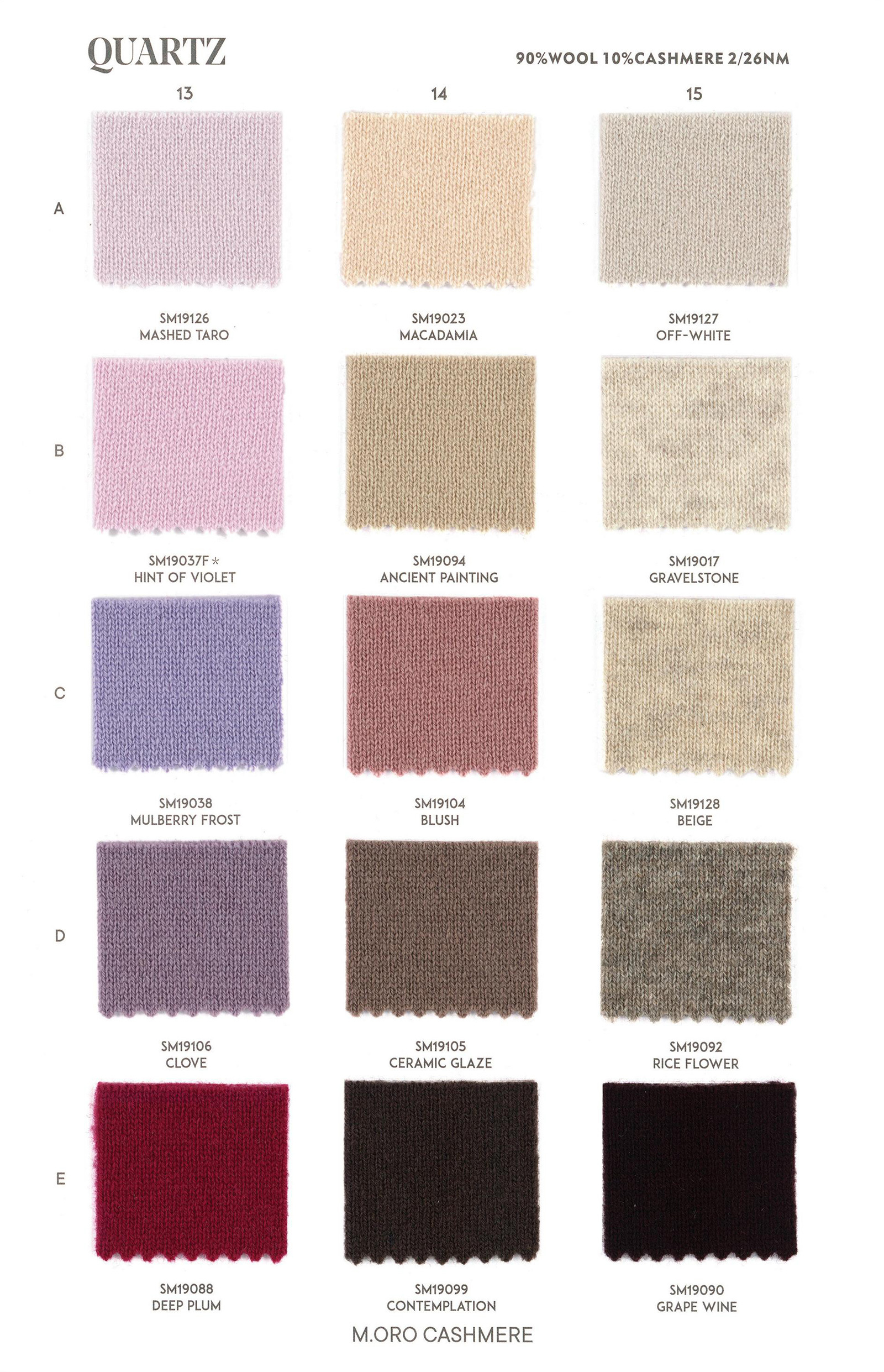 M.ORO CASHMERE OUARTZ+CHUNKY