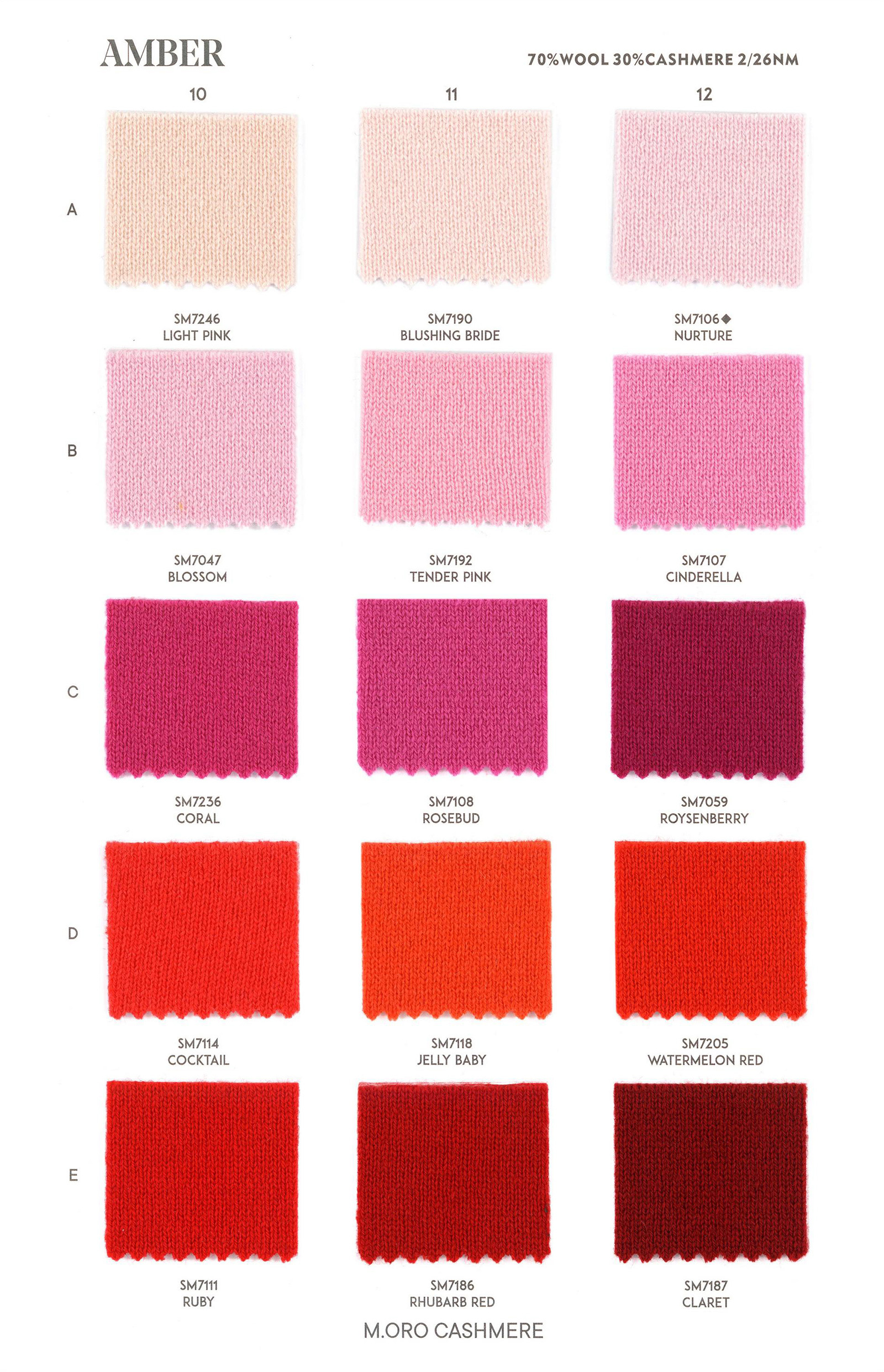 M.ORO CASHMERE AMBER+NEPS+GARNET