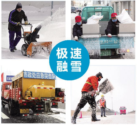 Advantage and features of snow melting agent