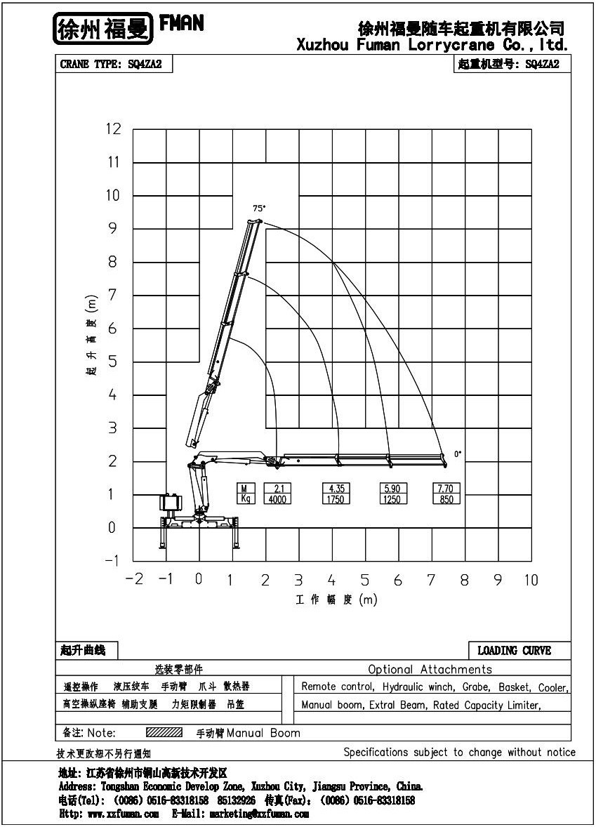 25噸折臂式起重機(jī) SQ25Z