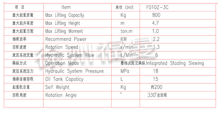 1噸折臂船用吊機(jī)