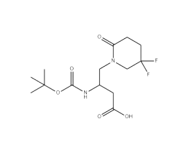 （S）-3-（（叔丁氧基羰基）氨基）-4-（5,5-二氟-2-氧代哌啶-1-基）丁酸