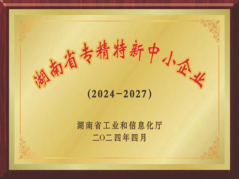 湖南省专精特新中小企业