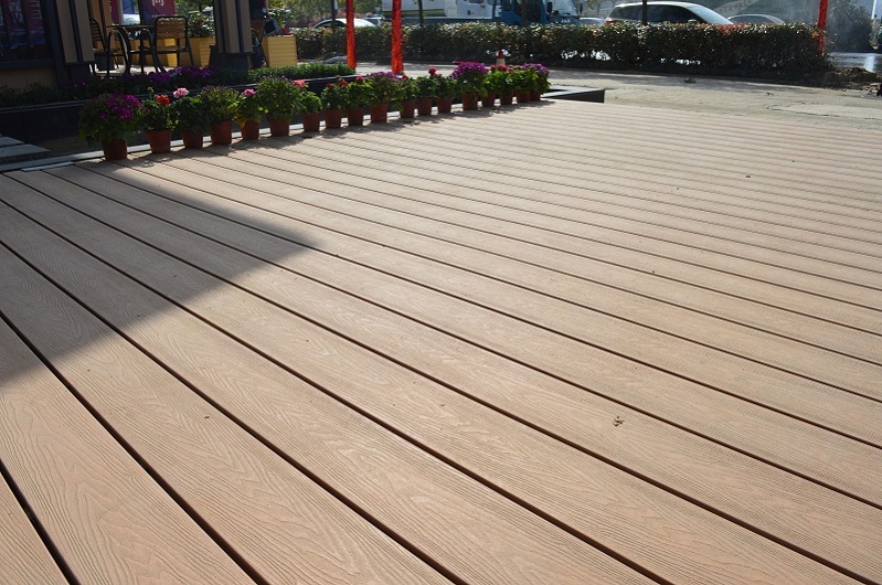Outdoor WPC 3D Embossing Decking
