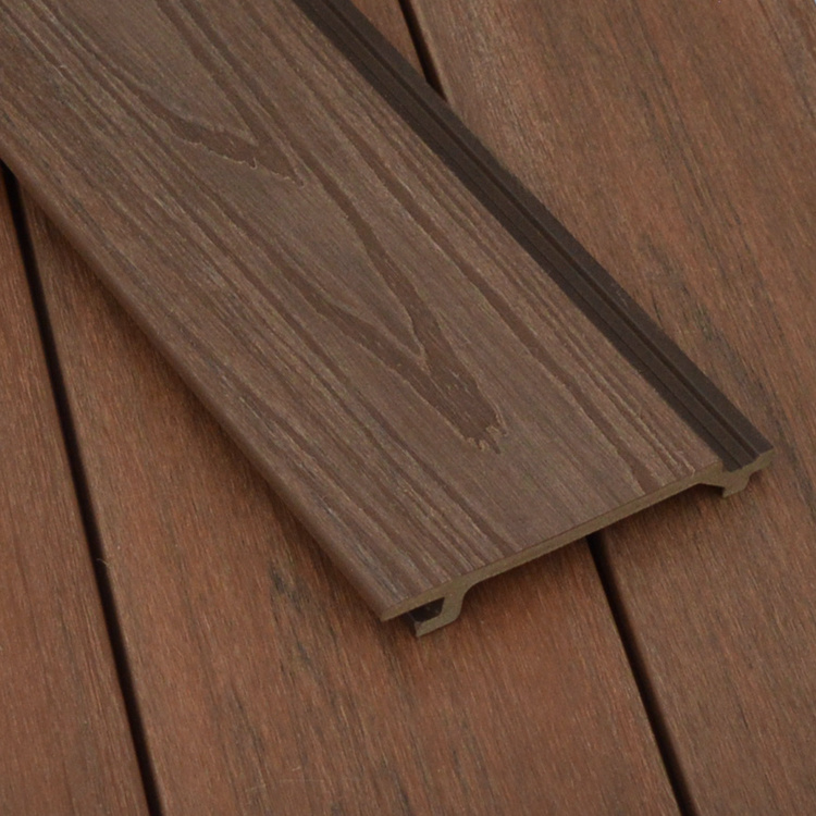 Panel de pared con hebilla de madera plástica de coextrusión