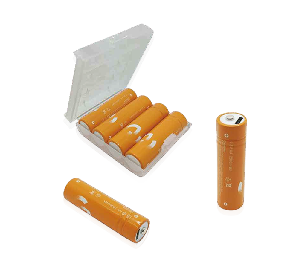 派智 USB AA 可充电电池