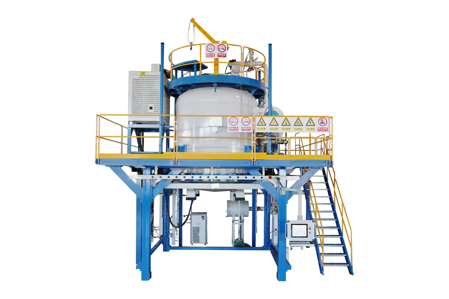 Vertical high temperature purification furnace