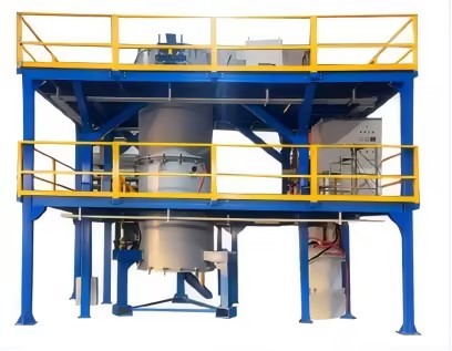 Continuous powder purification furnace