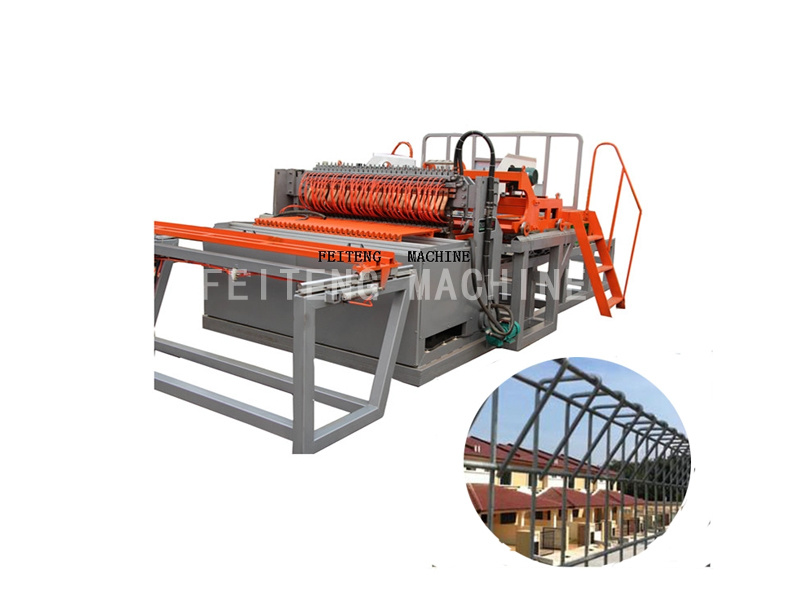 Closed Beam Fence Mesh Welding And Bending Production Line