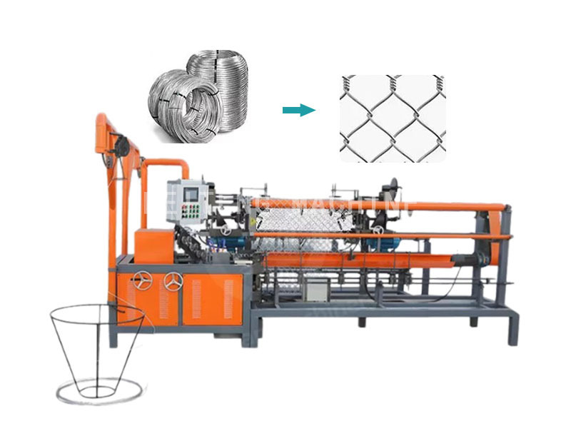 Double Wire Chain Link Fence Machine