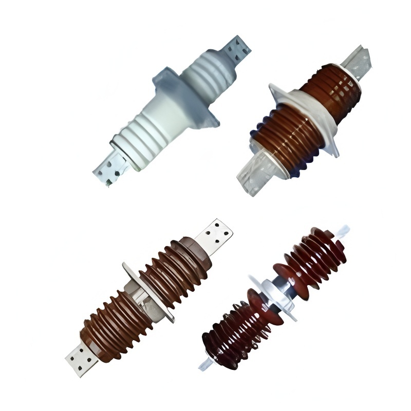 High voltage through wall ceramic conduit for indoor and outdoor use